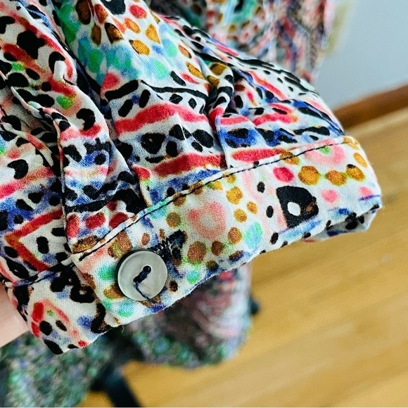 Anthropologie Maeve Tiled Amethyst Dress- Size Medium- Multicolored - Picture 7 of 9